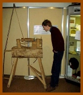 Museum display - Pole lathe