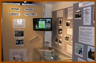 Museum display - Royal Naval Cordite Factory