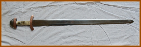 Museum display - Saxon Sword - replica