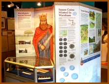 Museum display Saxon panels