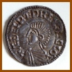 Saxon coin - obverse